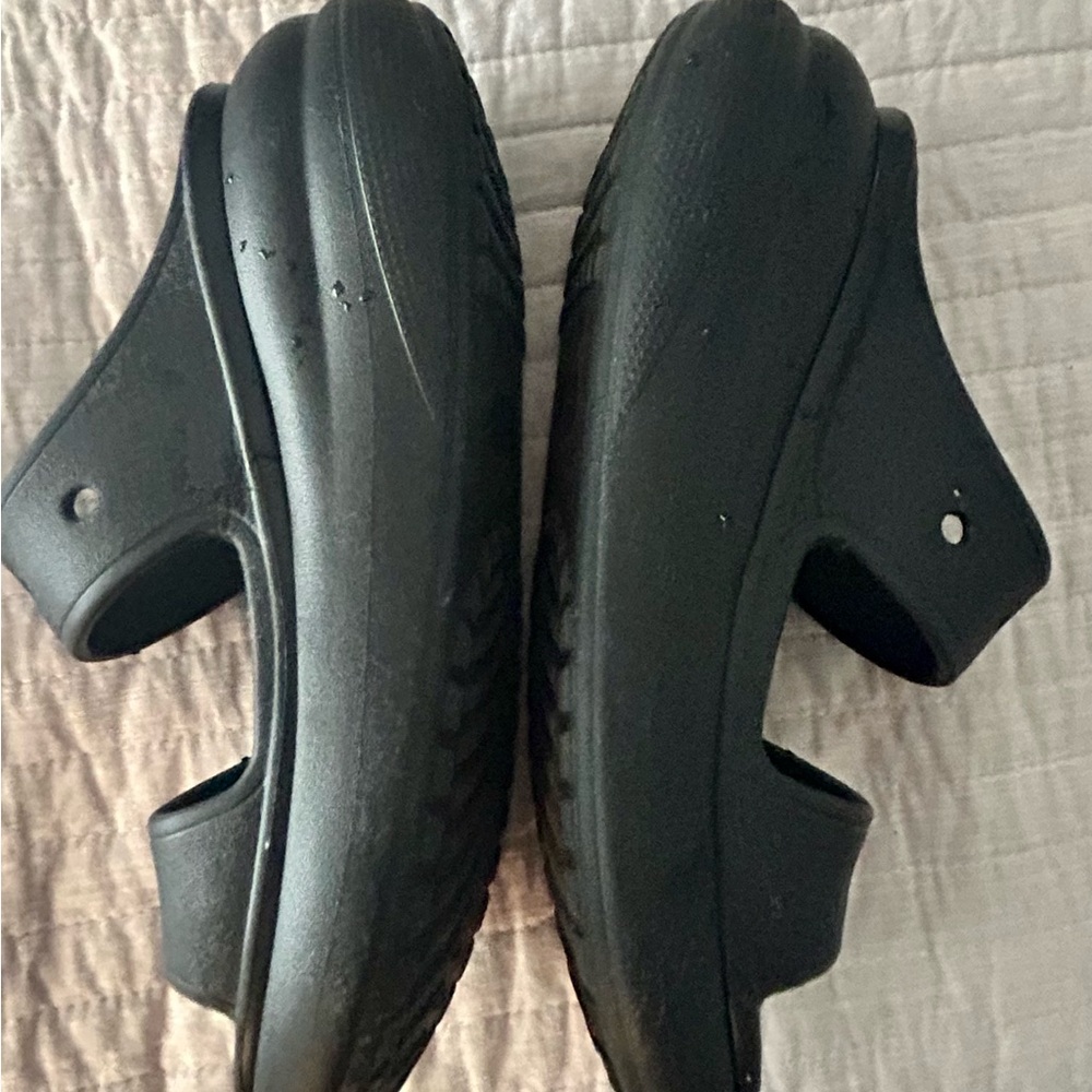 Black Slide Sandals